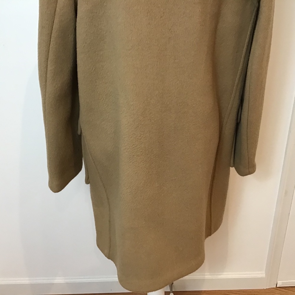 LL BEAN VTG TOGGLE DUFFLE WOOL COAT ENGLAND SZ 14 - Picture 13 of 16